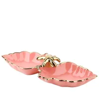 Менажница 2-х секционная Коралл 30*13,5*6 см v=2*200 мл