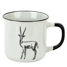 Кружка фарфоровая Косуля v=360 мл