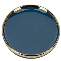 Тарелка Royal Line Midnight Blue 25,5*25,5*3 см