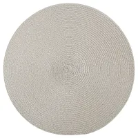 Салфетка сервировочная (плейсмат) Casual line (бежевая) d=38 см