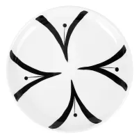 Тарелка Bianco & Nero d=22 см