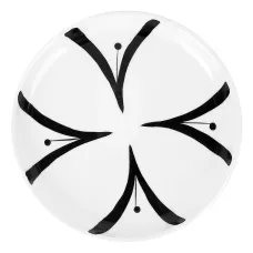 Тарелка Bianco & Nero d=22 см