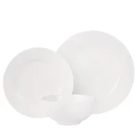 Столовый набор 12 предметов Белый шоколад тарелка d=27см*4, тарелка d=21 см*4, салатник v=700 мл*4