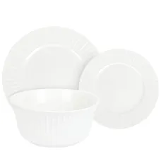 Столовый набор 12 предметов Мадлен тарелка d=27 см *4 шт, тарелка d=21 см *4 шт, салатник d=15, v=800 мл *4 шт.