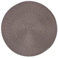 Салфетка сервировочная (плейсмат) Casual line (коричневая) d=38 см