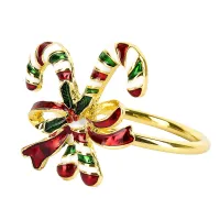 Кольцо для салфеток Карамельная трость 4*4,5*3,5 см