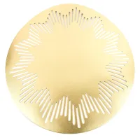 Салфетка сервировочная (плейсмат) Ajouré (золото) d=38 см