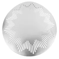 Салфетка сервировочная (плейсмат) Ajouré (серебро) d=38 см