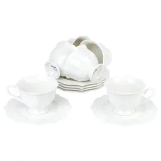 Фарфоровый чайный набор 12 предметов Belle (6 персон) v=160 мл