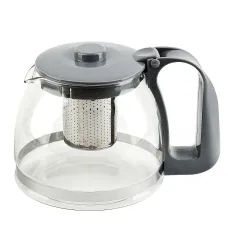 Стеклянный заварочный чайник с фильтром v=1.25 л
