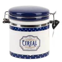 Банка для сыпучих продуктов (клипс) Gourmet 11,5х10х11,5 см v=480 мл