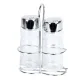 Набор для специй 2 предмета (солонка, перечница) на подставке 8,5х4х10 (стекло)