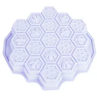 Форма для выпечки Соты 24*23,3*4 см/25*24*7,5 см (4 вида) (силикон)