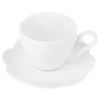 Чашка с блюдцем Маршмеллоу v=180 мл (фарфор)