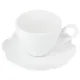 Чашка с блюдцем Маршмеллоу v=180 мл (фарфор)