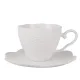 Чашка с блюдцем Маршмеллоу v=180 мл (фарфор)