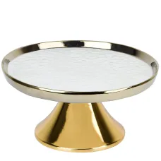 Блюдо на ножке Маршмеллоу 24х24х11,5 см (фарфор)