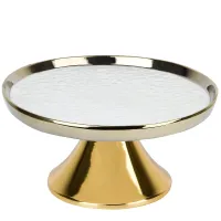 Блюдо на ножке Маршмеллоу 26,5х26,5х12,5 см (фарфор)