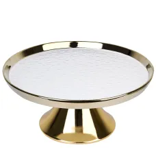 Блюдо на ножке Маршмеллоу 30,5х30,5х13 см (фарфор)