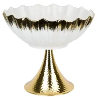 Блюдо на ножке Маршмеллоу 30х30х26 см (фарфор)