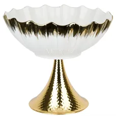 Блюдо на ножке Маршмеллоу 30х30х26 см (фарфор)