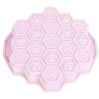 Форма для выпечки Соты 24*23,3*4 см/25*24*7,5 см (силикон)