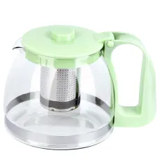 Стеклянный заварочный чайник с фильтром v=1.25 л