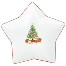 Тарелка фигурная Magic of Christmas 25х24х4 см