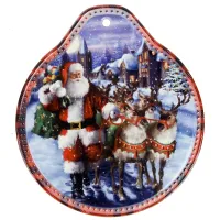 Подставка под горячее с пробкой Новый год 16*18*0.5 см