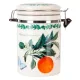 Банка для сыпучих продуктов (клипс) Fruit Garden 15х10х16 см v=800 мл (керамика)