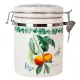 Банка для сыпучих продуктов (клипс) Fruit Garden 15х10х14 см v=630 мл (керамика)