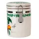 Банка для сыпучих продуктов (клипс) Fruit Garden 15х10х14 см v=630 мл (керамика)