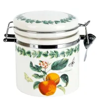 Банка для сыпучих продуктов (клипс) Fruit Garden 15х10х12 см v=480 мл (керамика)