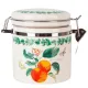 Банка для сыпучих продуктов (клипс) Fruit Garden 15х10х12 см v=480 мл (керамика)