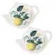 Подставка для чайного пакетика, набор 2 предмета Fruit Garden 12*9*1,5 см (керамика)