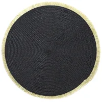 Салфетка сервировочная (плейсмат) Casual line (черная) d=38 см
