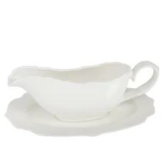 Соусник на подставке Belle 22,5*15,5*8,5 см v=330 мл (фарфор)