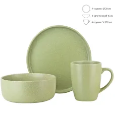 Столовый набор 12 предметов Grow.Green