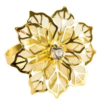 Кольцо для салфеток Пуансеттия 5х5,5х4,5 см