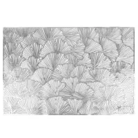 Салфетка сервировочная (плейсмат) Ajouré (серебро) 45*30 см