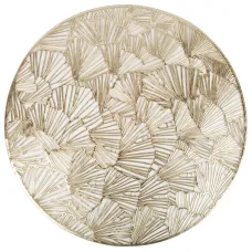 Салфетка сервировочная (плейсмат) Ajouré (золото) d=38 см