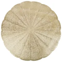 Салфетка сервировочная (плейсмат) Ajouré (золото) d=38 см