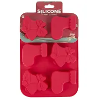 Форма для выпечки Новый год 25,5х17,5х3 см (силикон)