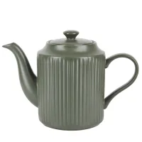 Фарфоровый заварочный чайник Scandi.Green Olive v=1.4 л