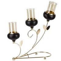 Подсвечник декоративный (без свечи) 27*13*38,5 см (металл, стекло)