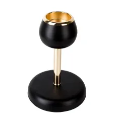 Подсвечник декоративный (без свечи) 18*11 см (металл, стекло)