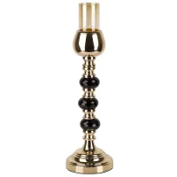 Подсвечник декоративный (без свечи) 39*11 см (металл)