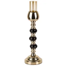 Подсвечник декоративный (без свечи) 39*11 см (металл)