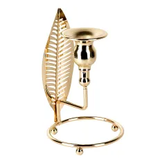 Подсвечник декоративный (без свечи) 16*10 см (металл)