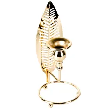 Подсвечник декоративный (без свечи) 23*10 см (металл)